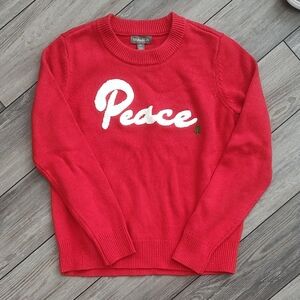 Red Peace Sweater